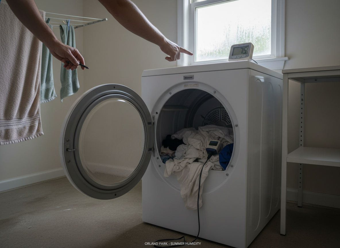 Why Dryers Take Longer in Humid Illinois Summers